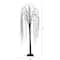 5ft. Orange & Purple LED Pre-Lit Halloween Black Willow Artificial Fall Tree